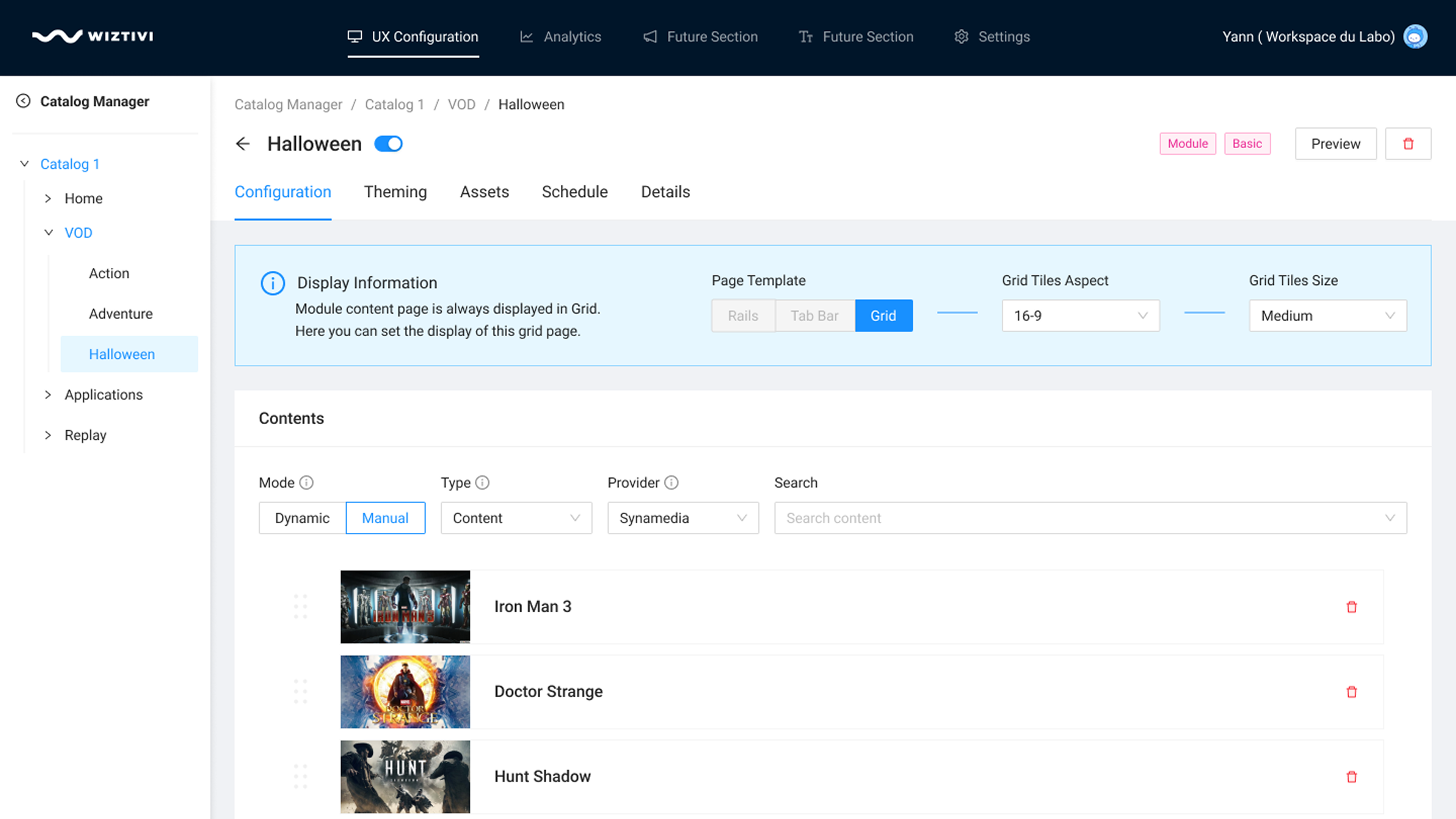 Timeless management console