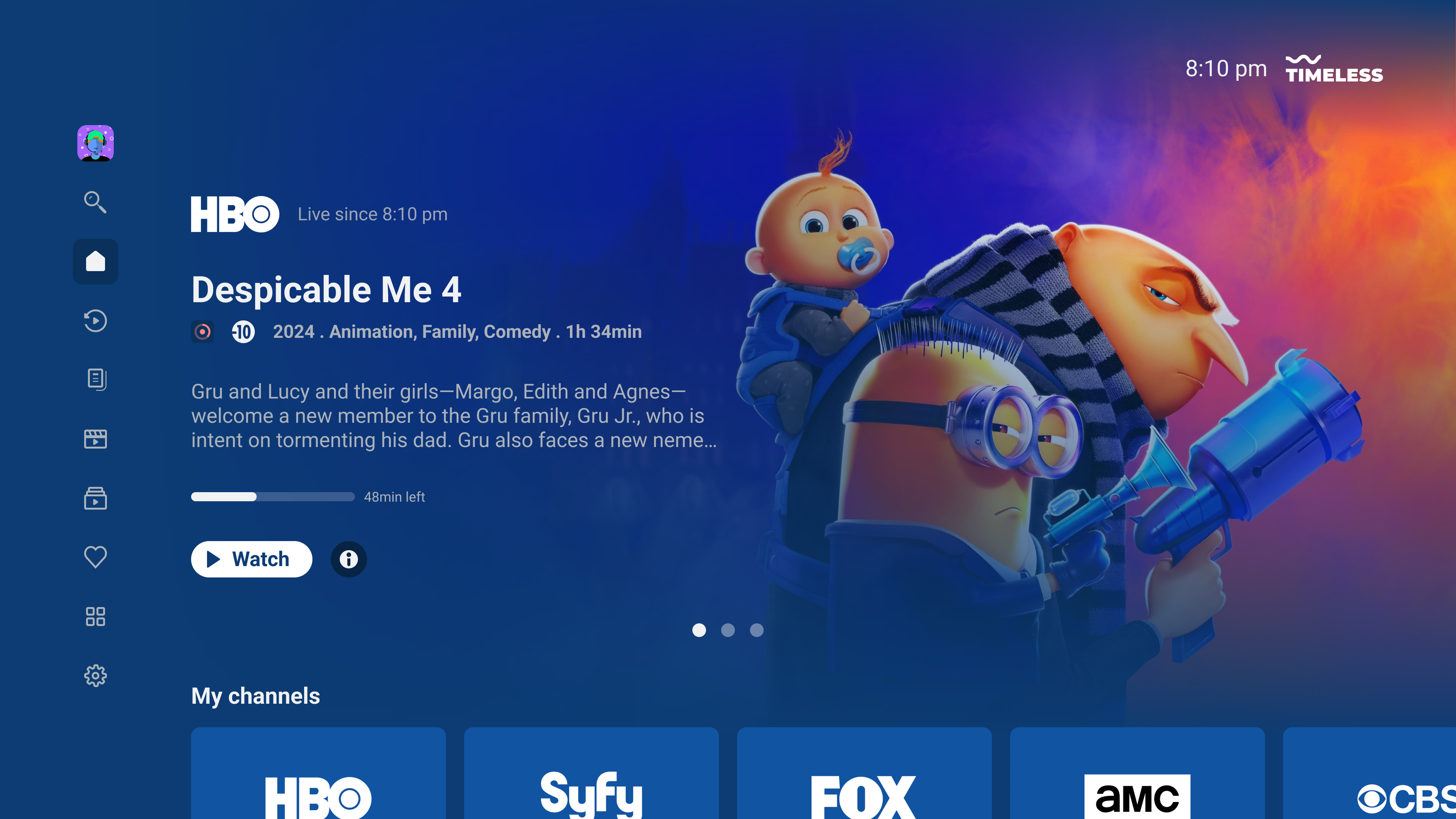 Timeless application interface
